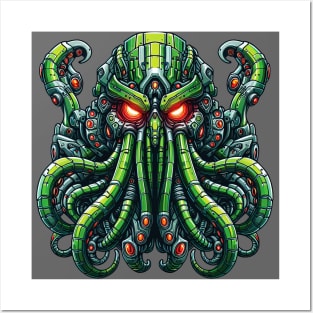 Biomech Cthulhu Overlord S01 D48 Posters and Art